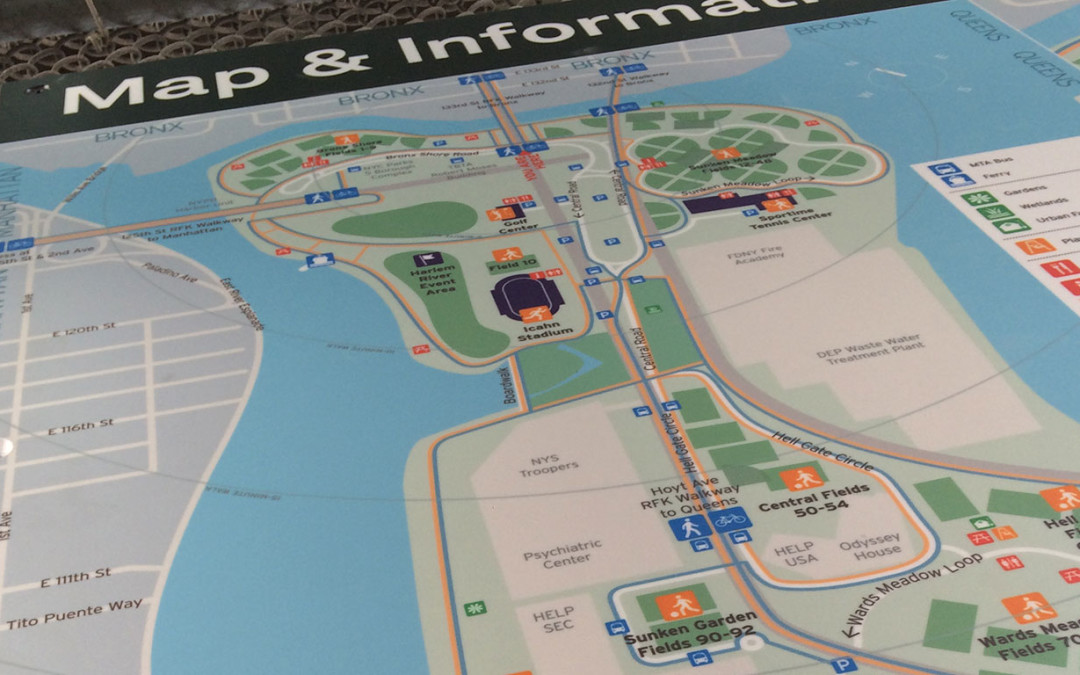 New Project | Randall’s Island Park Map Redesign