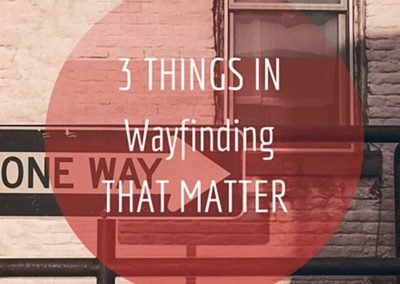 The Three Components of Wayfinding