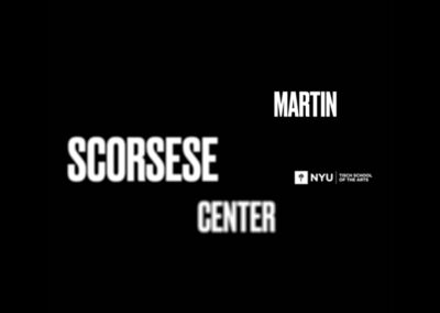 New Project: Martin Scorsese Virtual Production Center